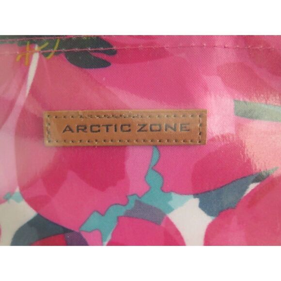 Arctic Zone Antimicrobial Insulated 30 Can Floral Print Cooler & Tote Bags - Picture 5 of 12